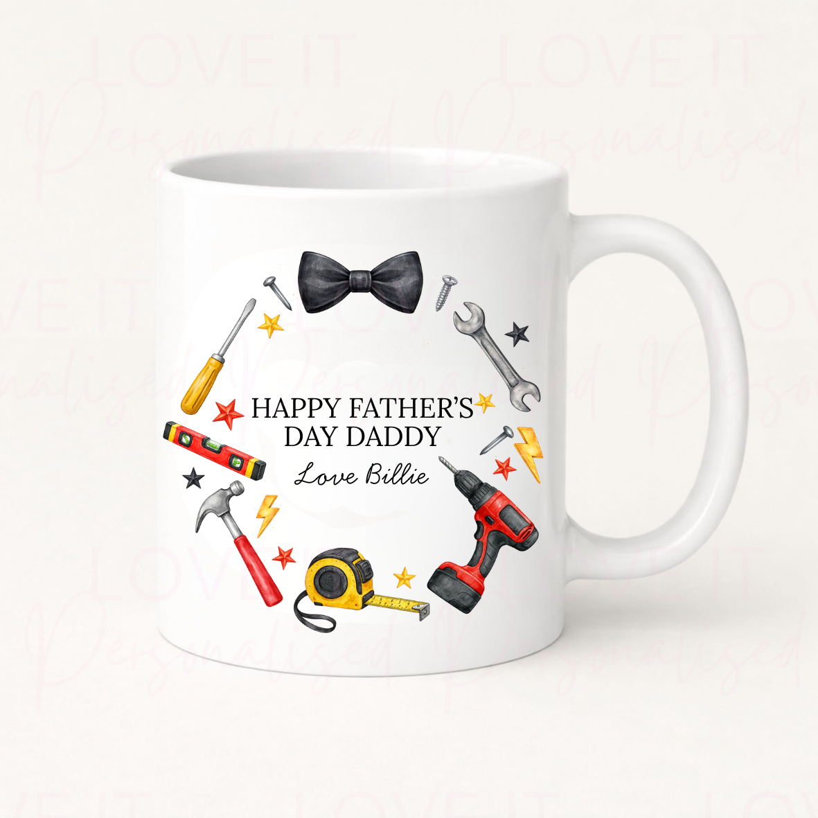 Personalised Father's Day Mug - Tools Design