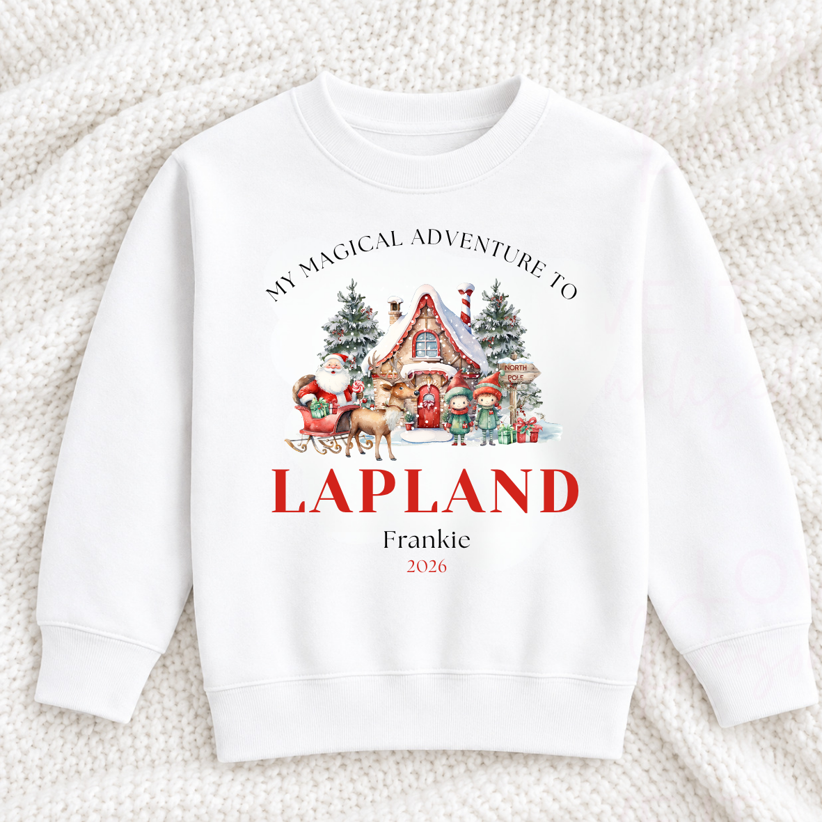 Personalised Children's Lapland Sweatshirt