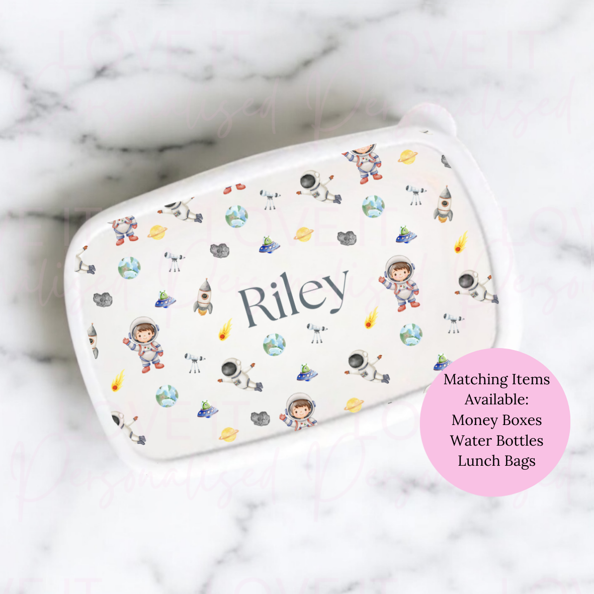 Personalised Space Lunch/Snack Box
