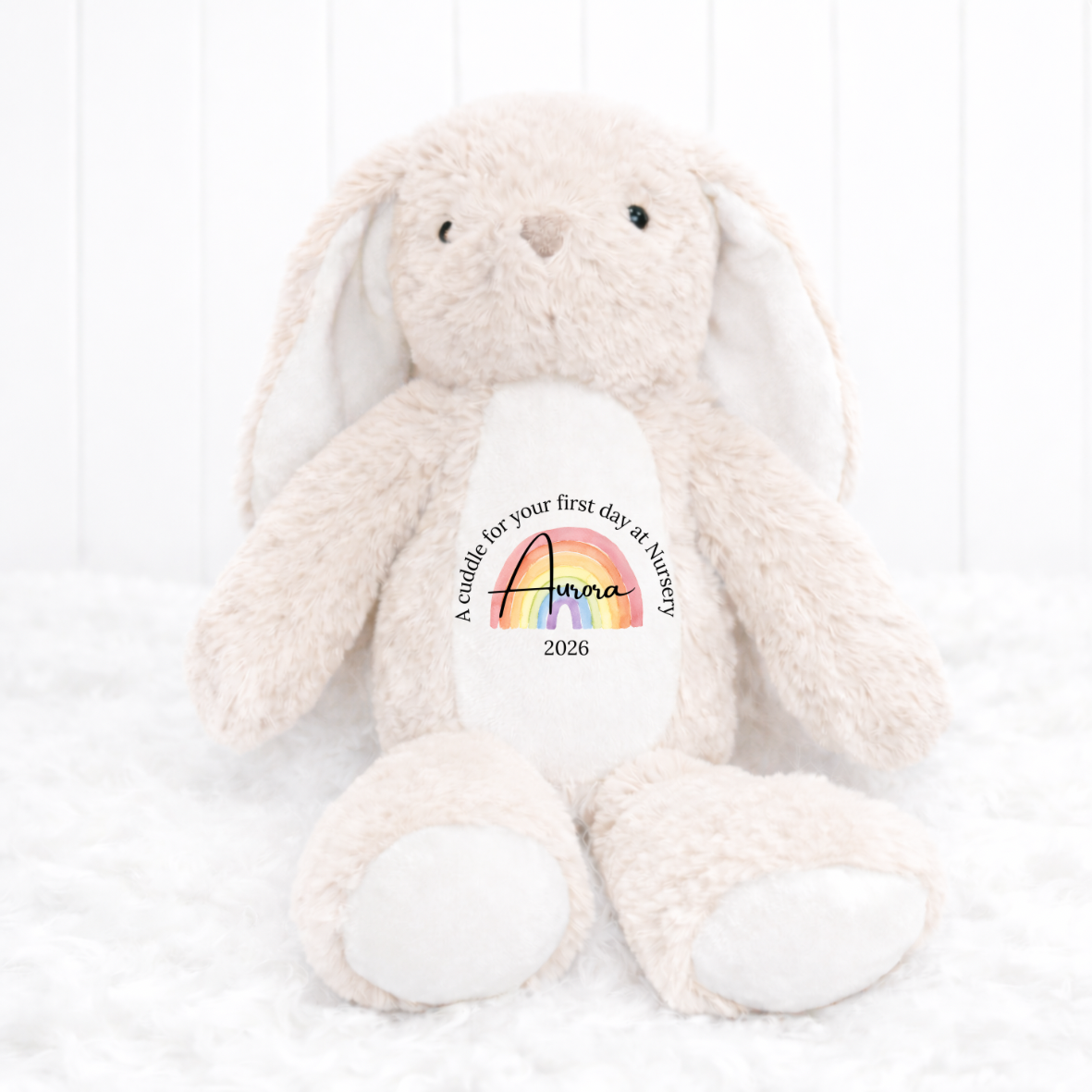Personalised A Hug For Your First Day Of... School/Nursery Bunny Teddy