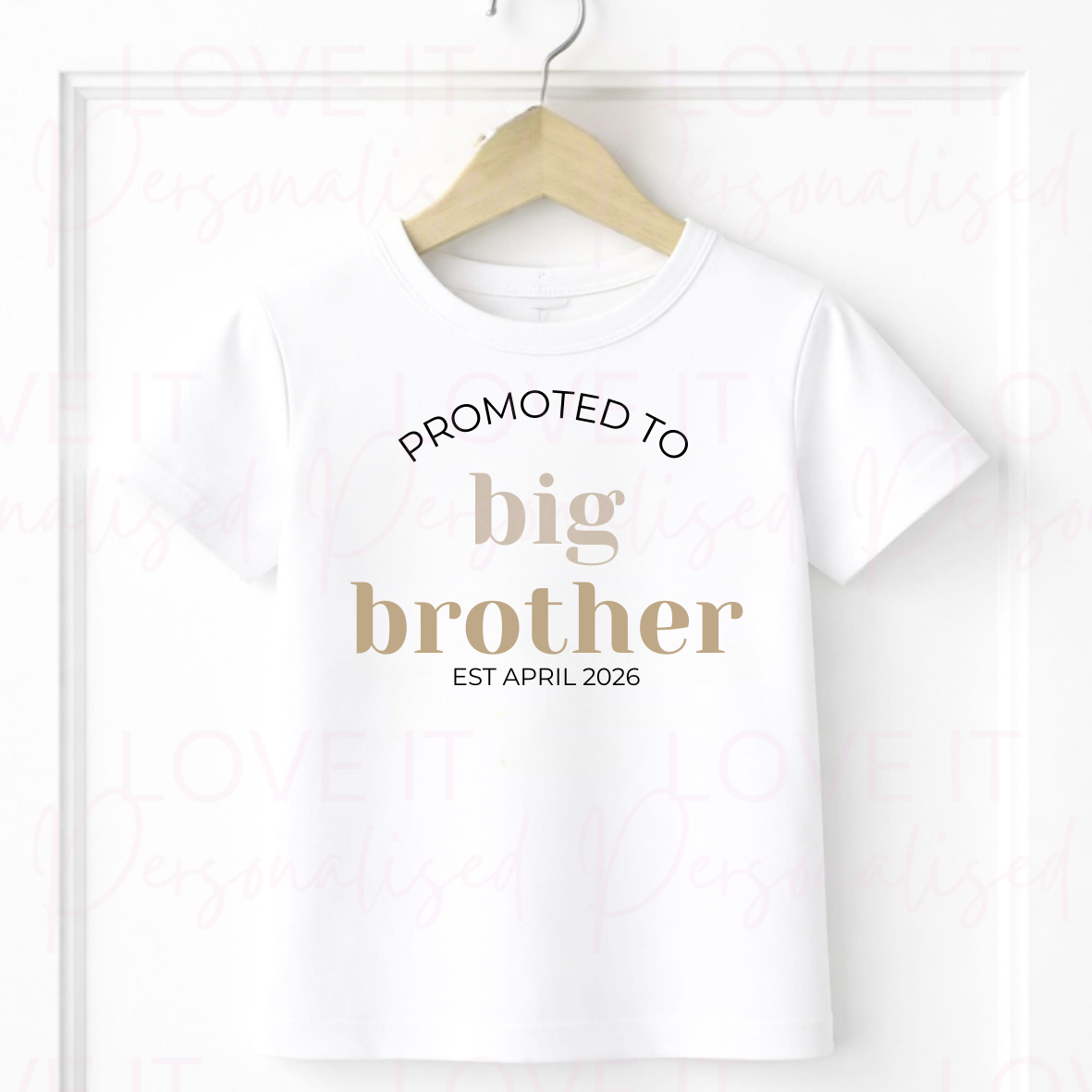 Beige Big Brother T-shirt - Big Brother Announcement