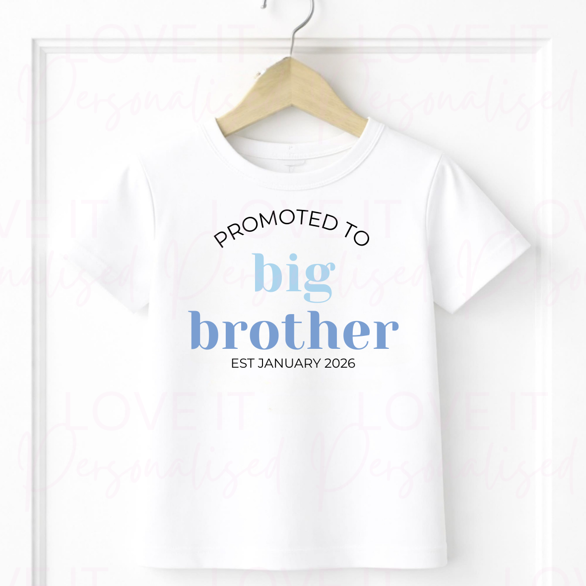 Blue Big Brother T-shirt - Big Brother Announcement