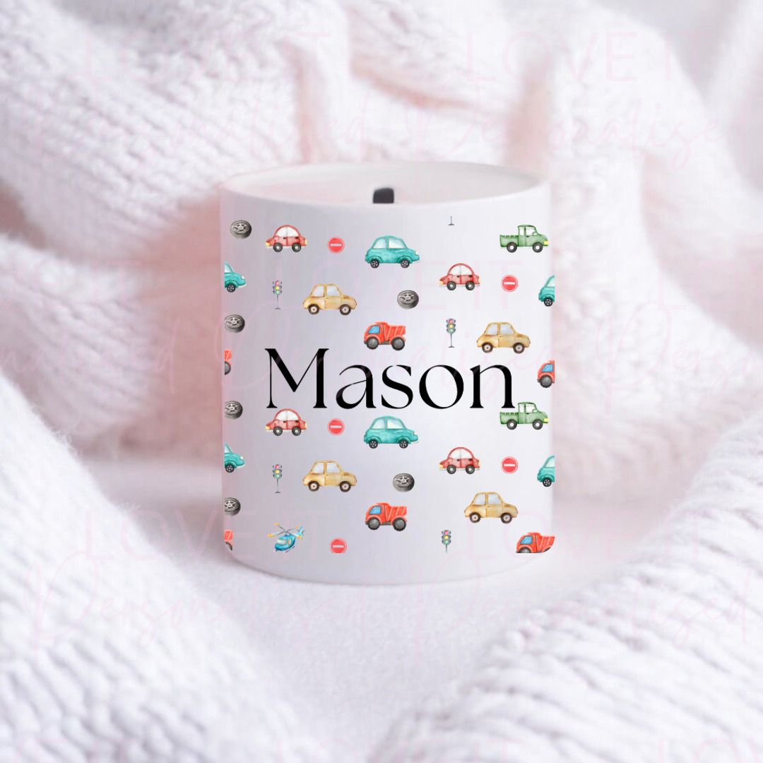 Personalised Transport Money Box