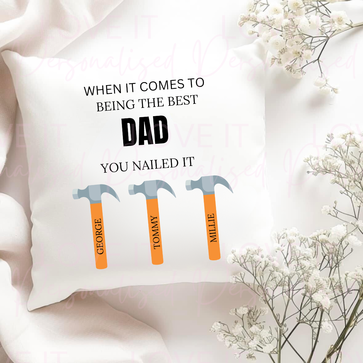 When It Comes To Being The Best… You Nailed It Cushion