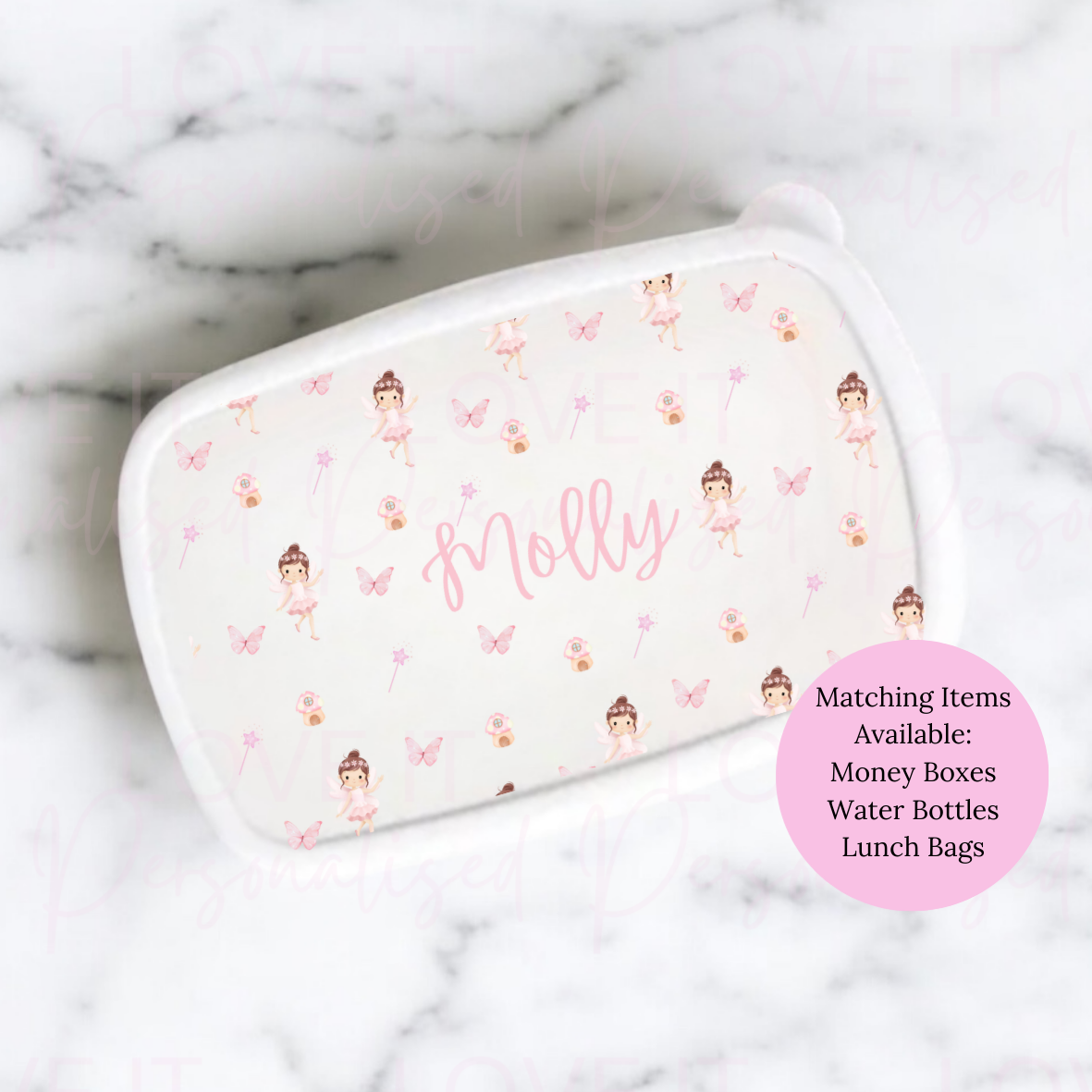 Personalised Fairy Lunch/Snack Box