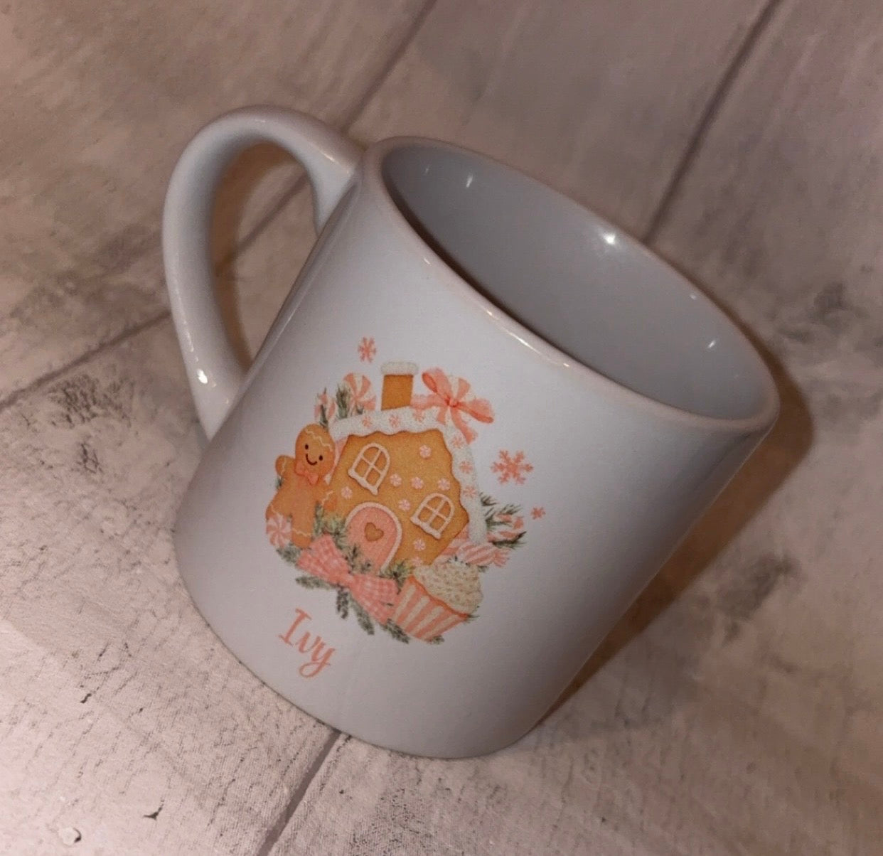 Personalised Christmas Gingerbread Mug - 6oz & 11oz