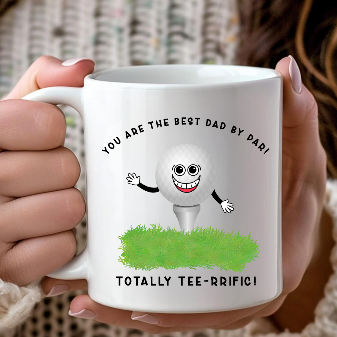 Best Dad By Par Funny Mug