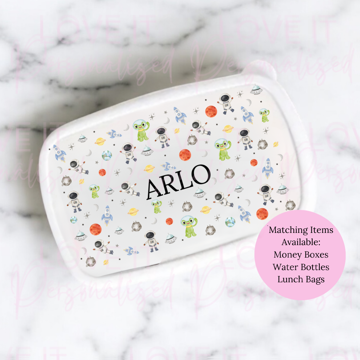 Personalised Space Lunch/Snack Box