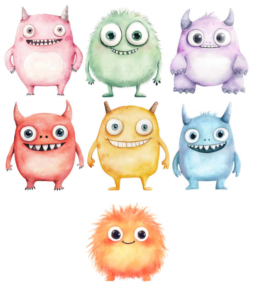 Personalised Monster Children's Birthday T-Shirt - 7 Colours