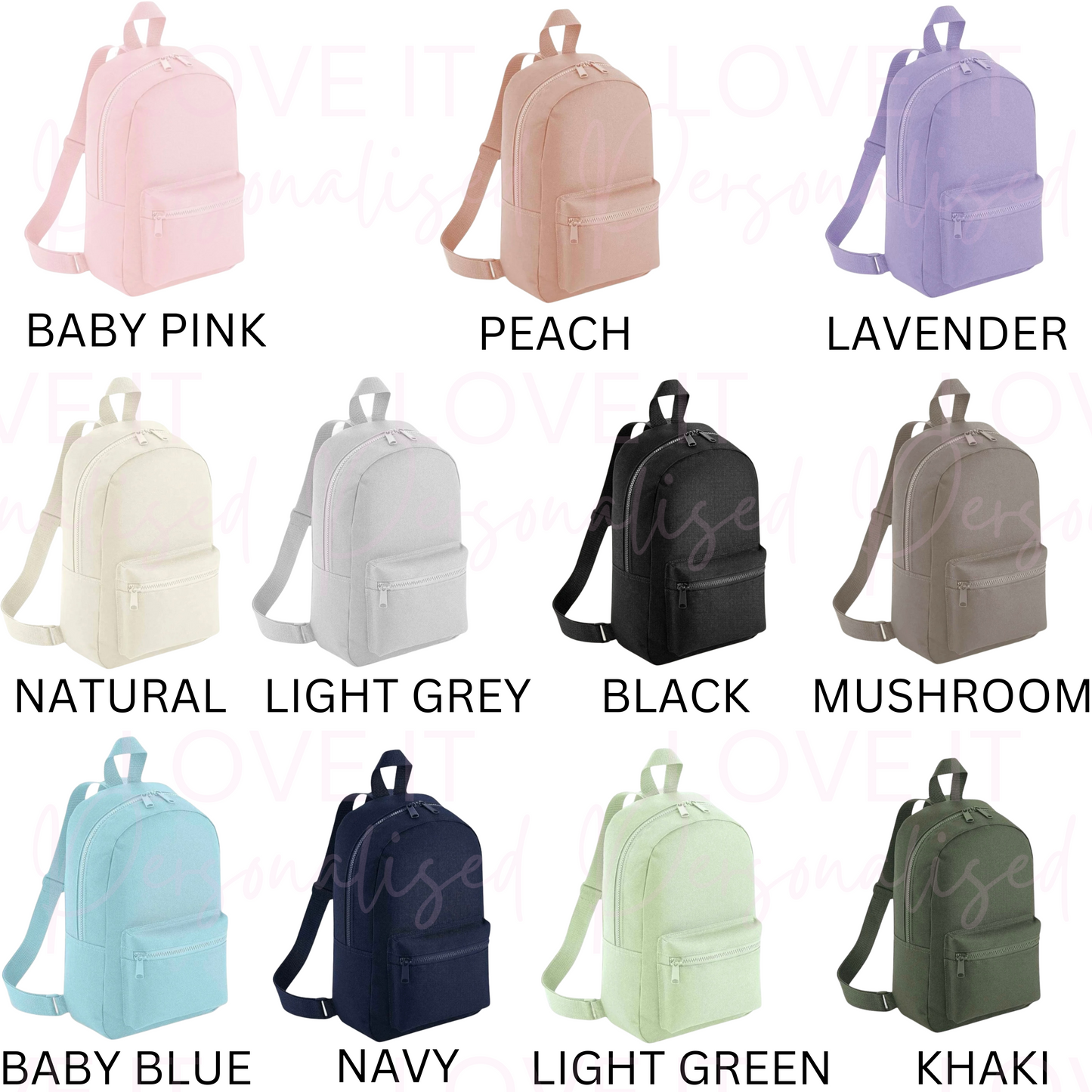 Personalised Children’s Rainbow Backpack