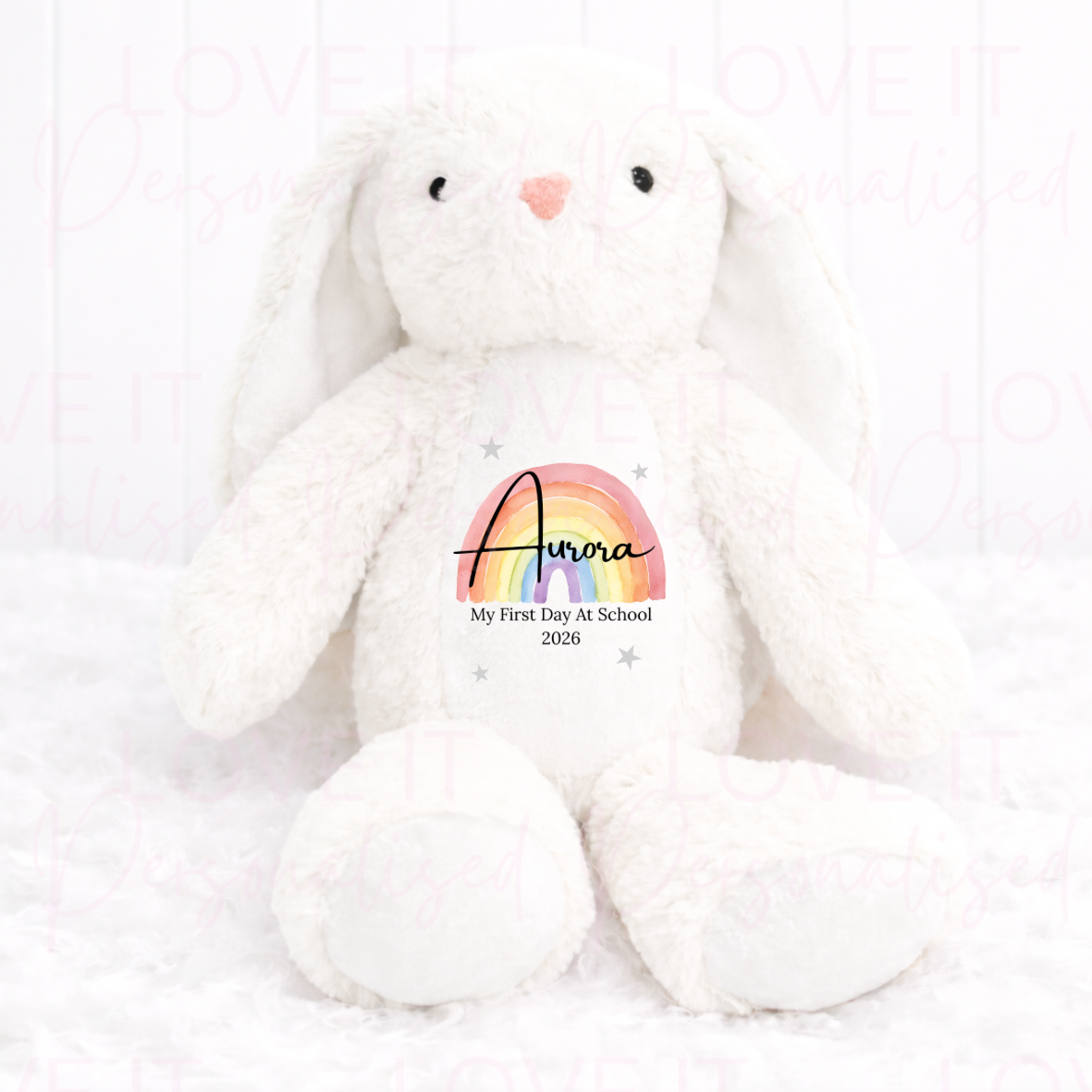 Personalised First Day Of... School/Nursery Bunny Teddy