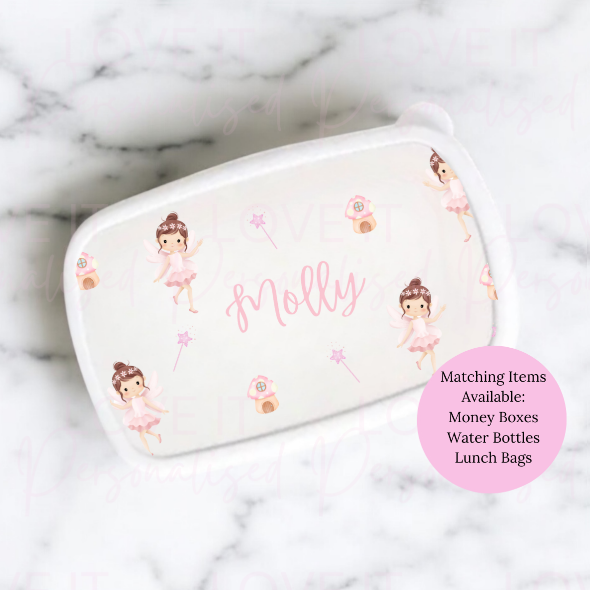 Personalised Fairy Lunch/Snack Box