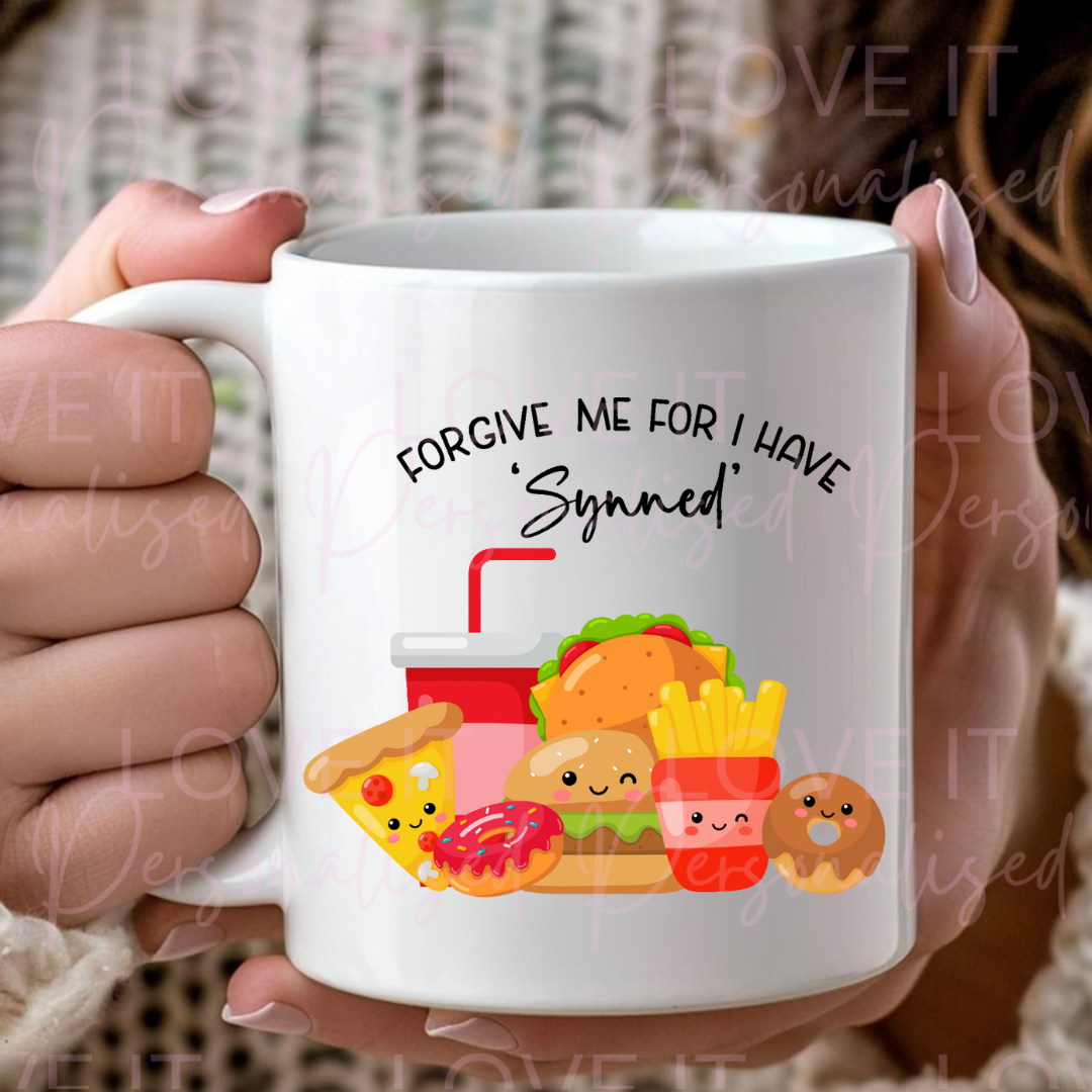 'Synned' Food Mug