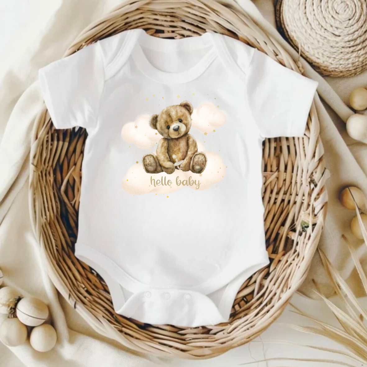 ‘Hello Baby’ Bodysuit