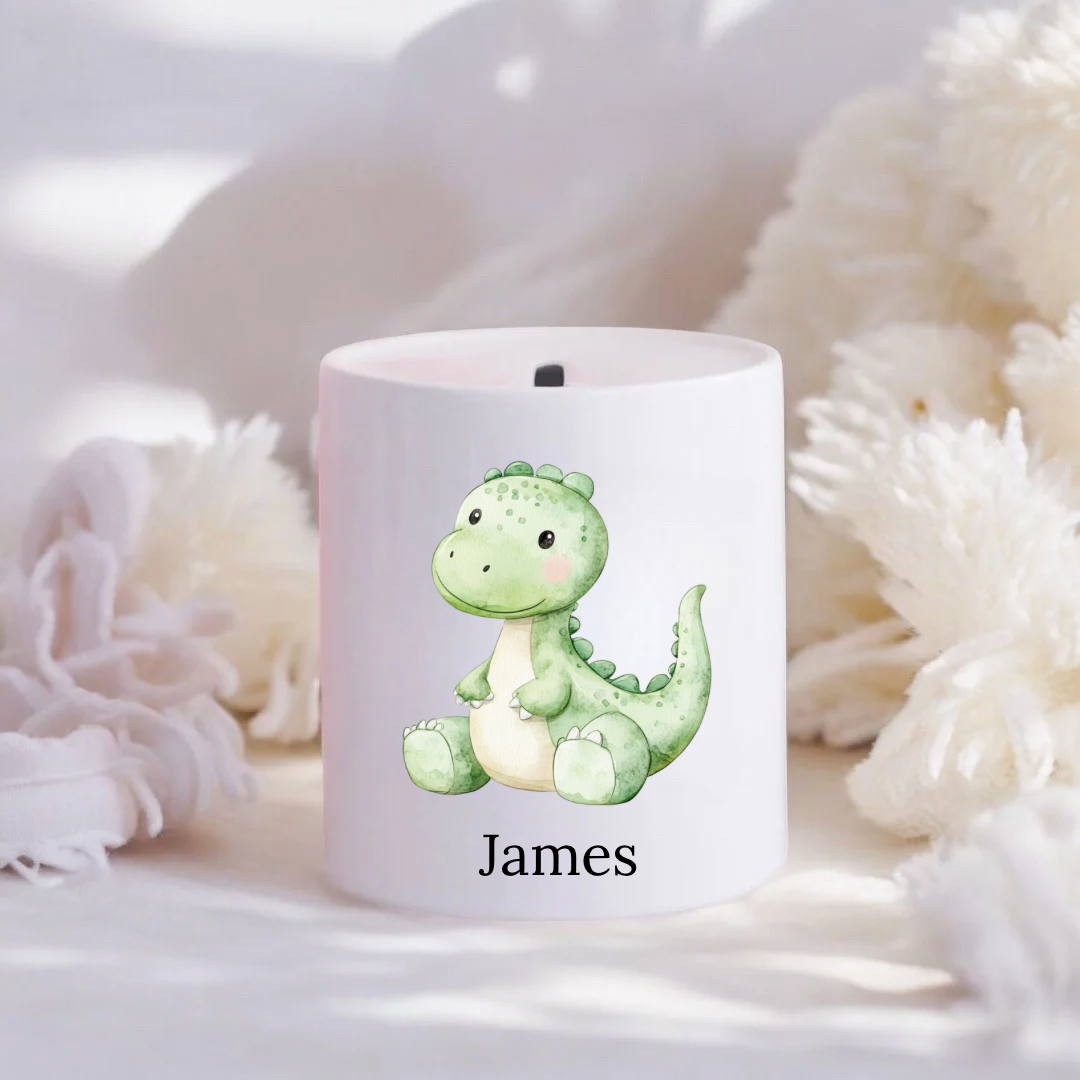 Personalised Dinosaur Money Box