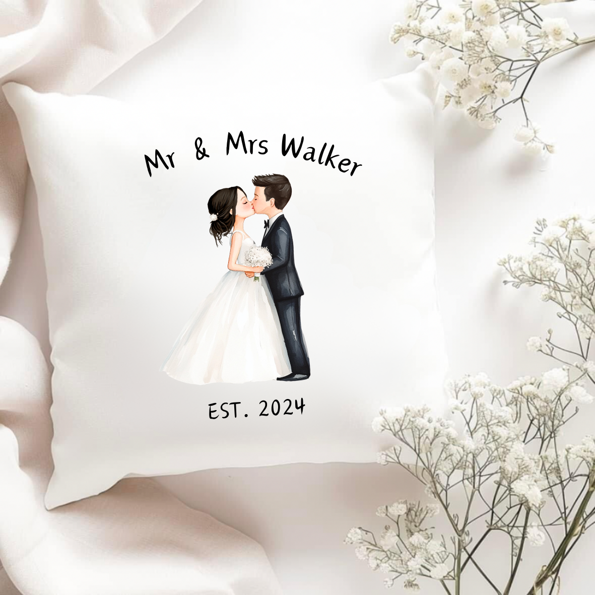 Personalised Wedding Cushion