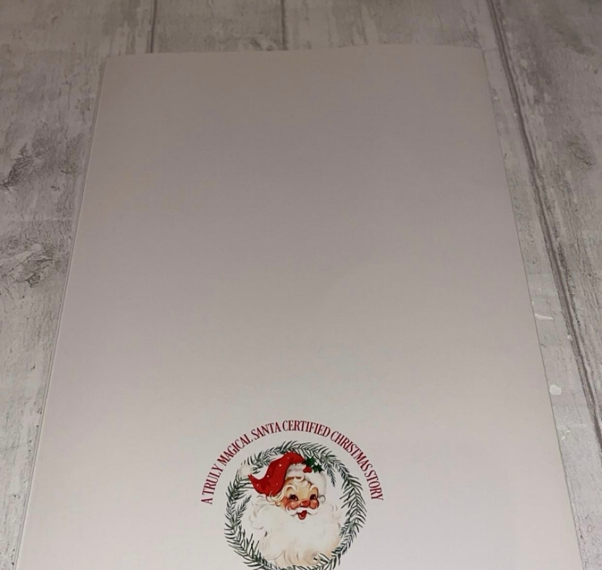 Personalised Christmas Story Booklet