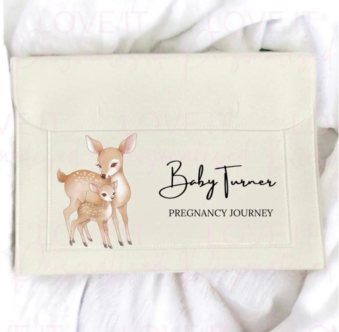 Personalised Deer Pregnancy Notes/Journey Folder