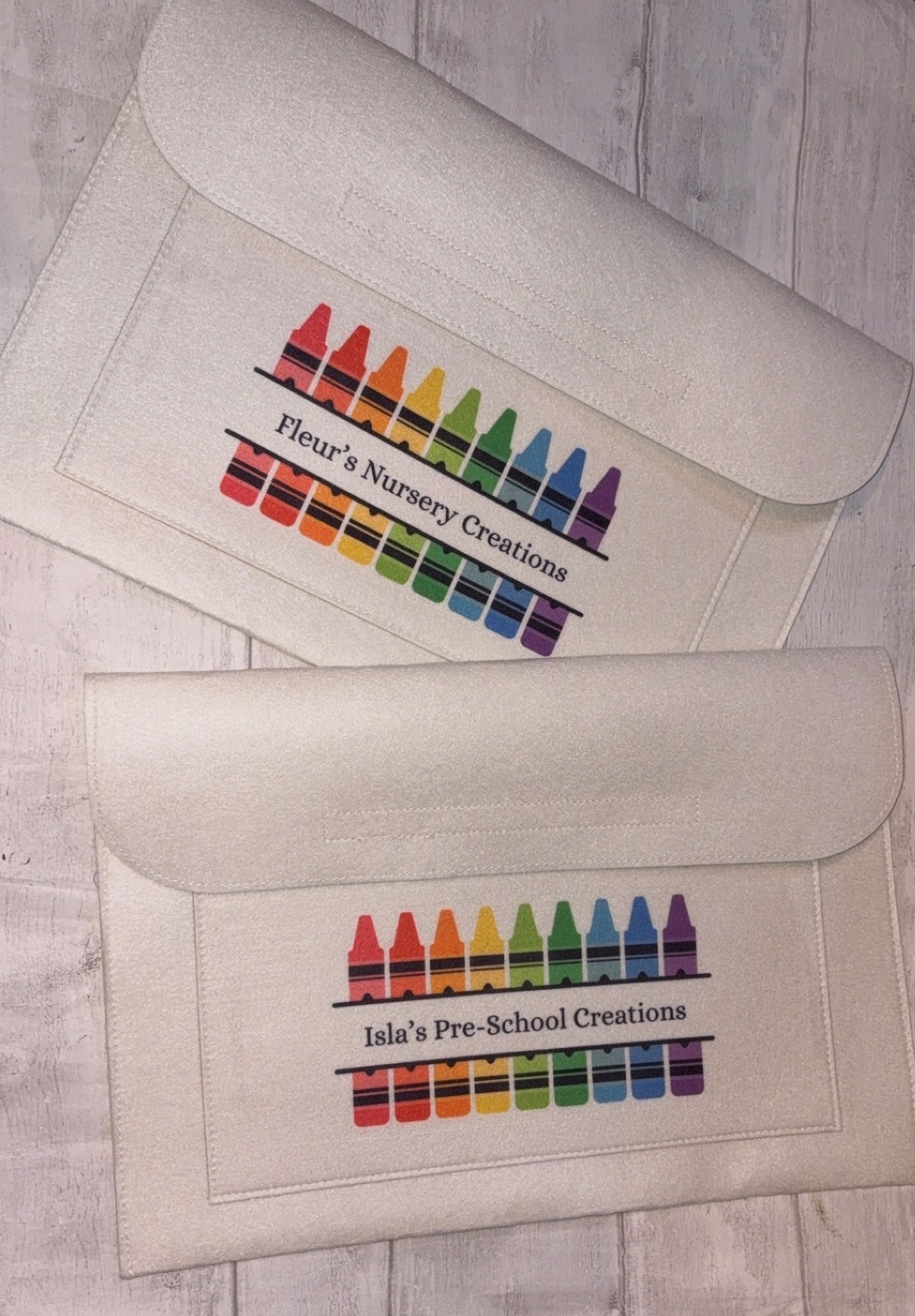 Personalised Nursery/School Creations/Keepsake Polyester Folder