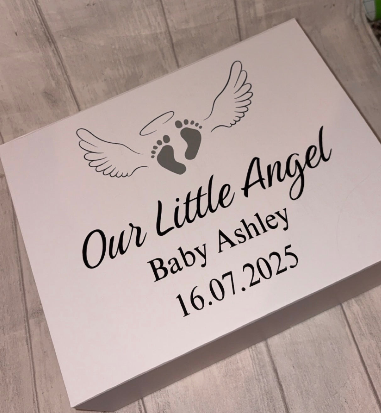 Personalised Baby Loss Memorial Magnetic Gift/Memory Box