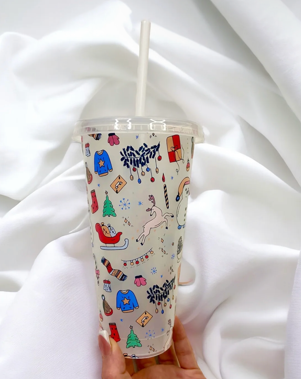 Christmas Colour Changing 24oz Cold Cup