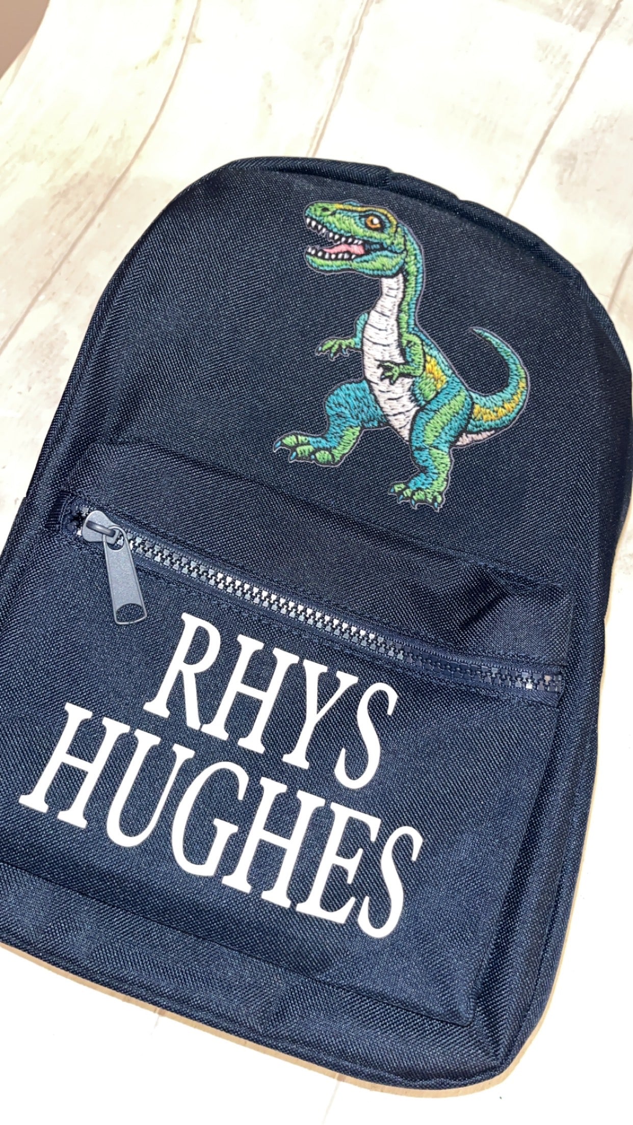 Personalised Children’s Dinosaur Backpack