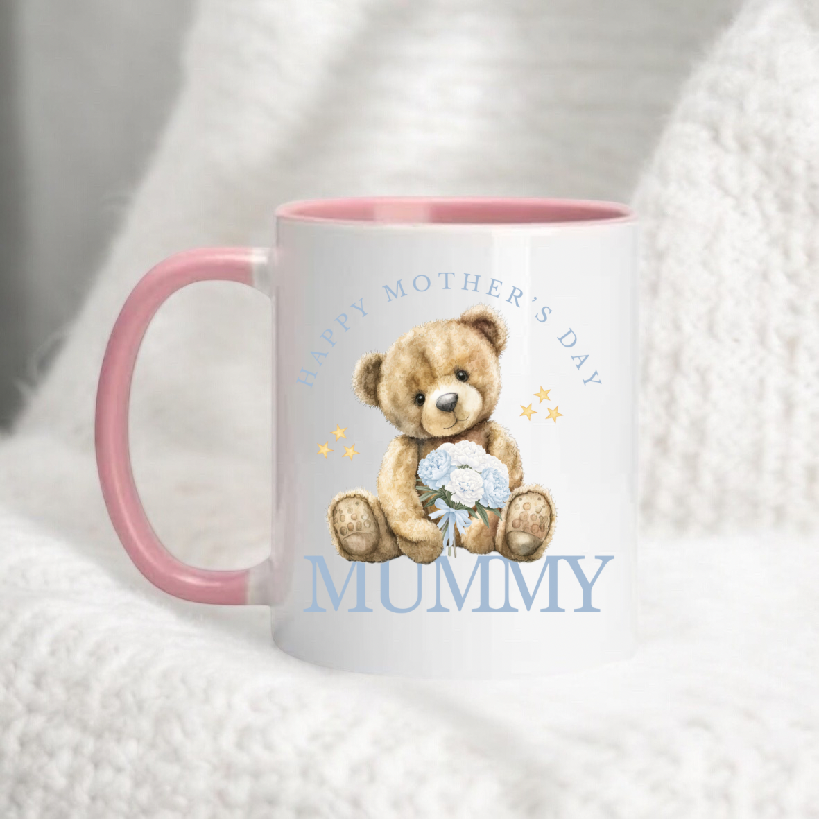 Blue Happy Mother's Day Mummy Mug