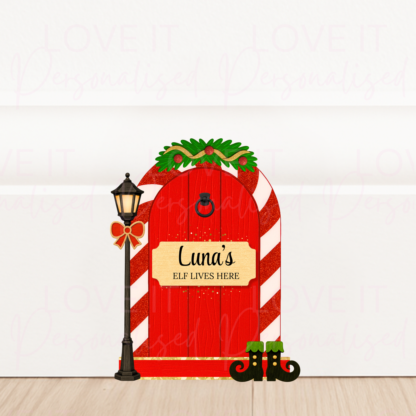 Personalised Acrylic Elf Door