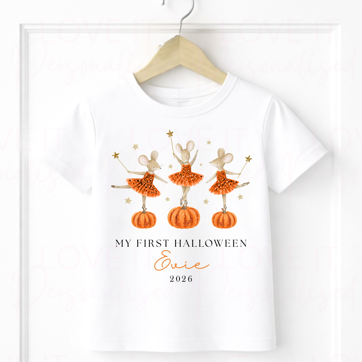 Personalised First Halloween Bib/Bodysuit/Sleepsuit
