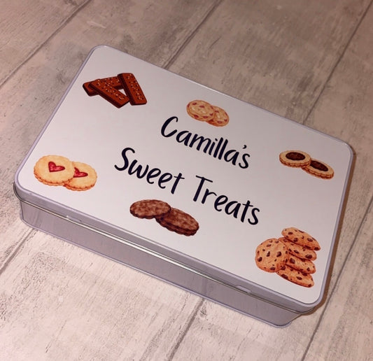 Personalised Sweet/Biscuit Tin
