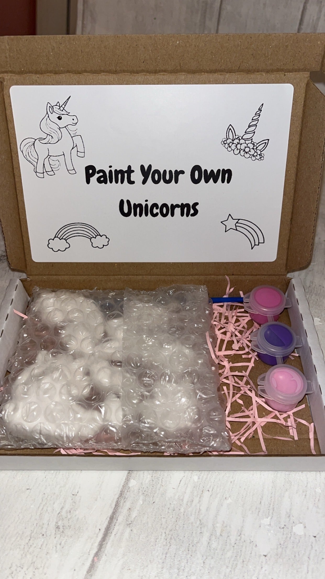 Unicorn Themed Paint Set