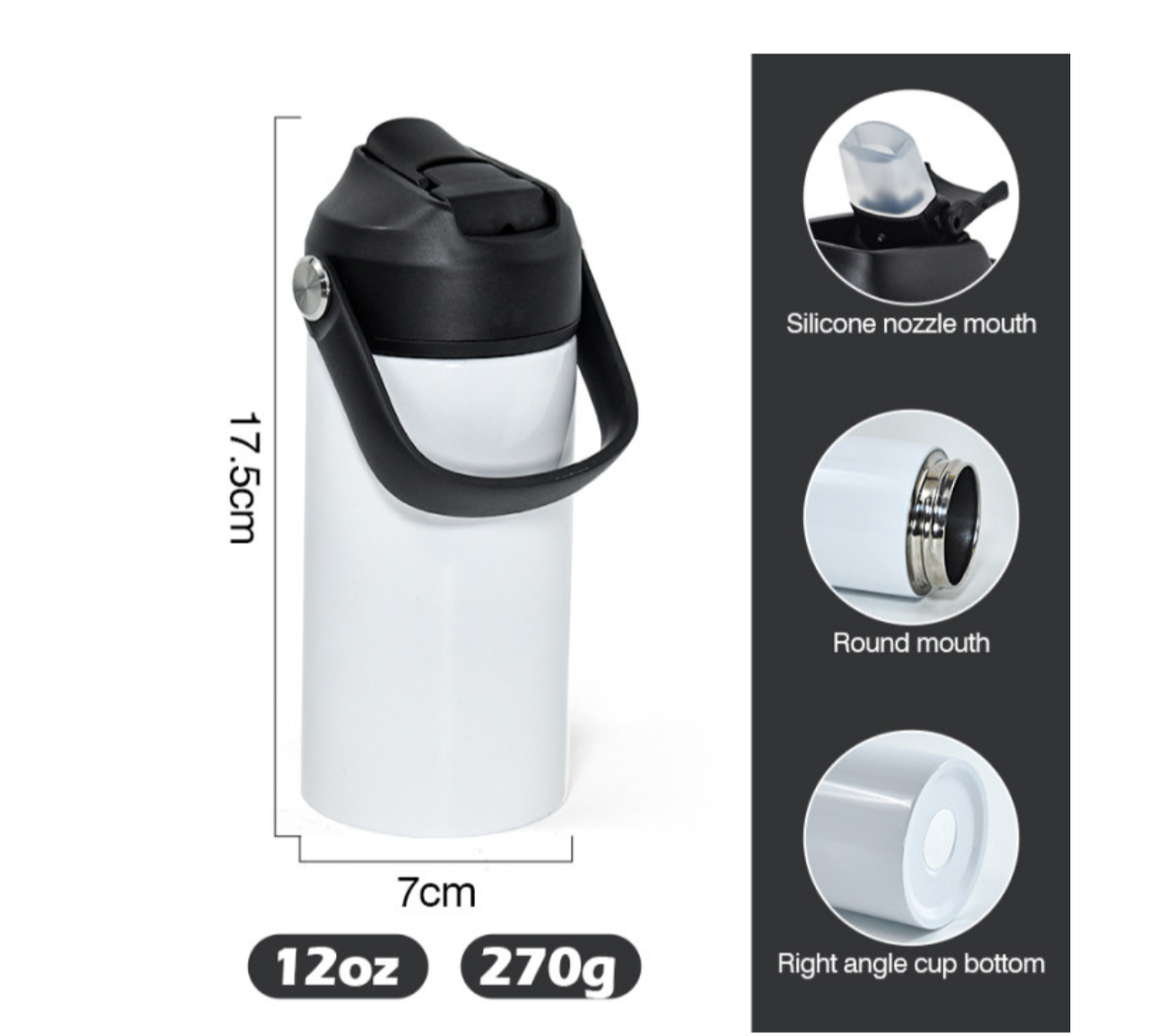 Dinosaur 12oz Water Bottle