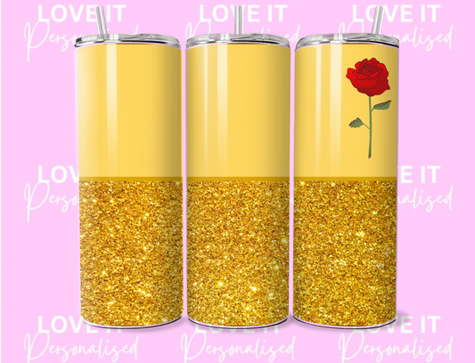 Yellow Princess 20oz Tumbler