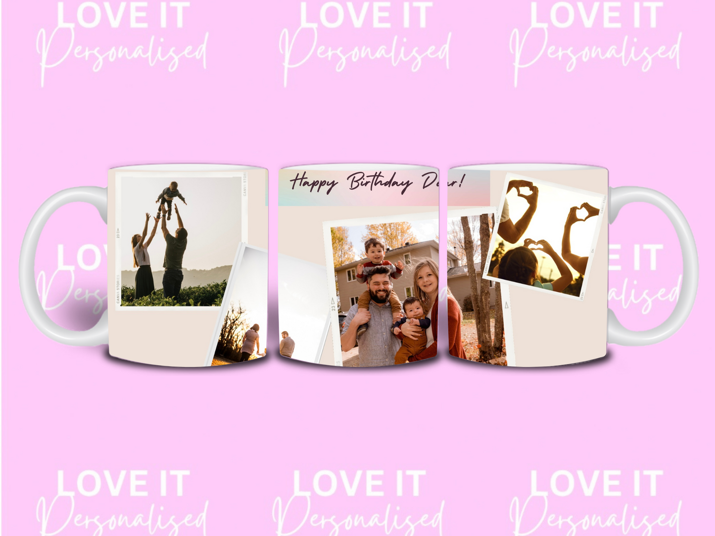 Happy Birthday Photo Mug