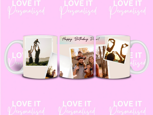 Happy Birthday Photo Mug