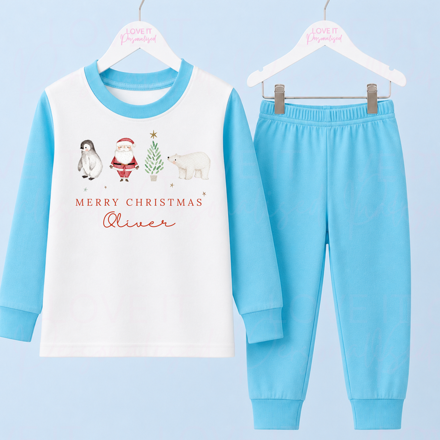 Personalised Christmas Family Matching Pyjamas