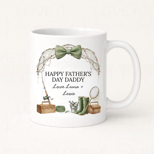 Personalised Father's Day Mug - Fishing Design