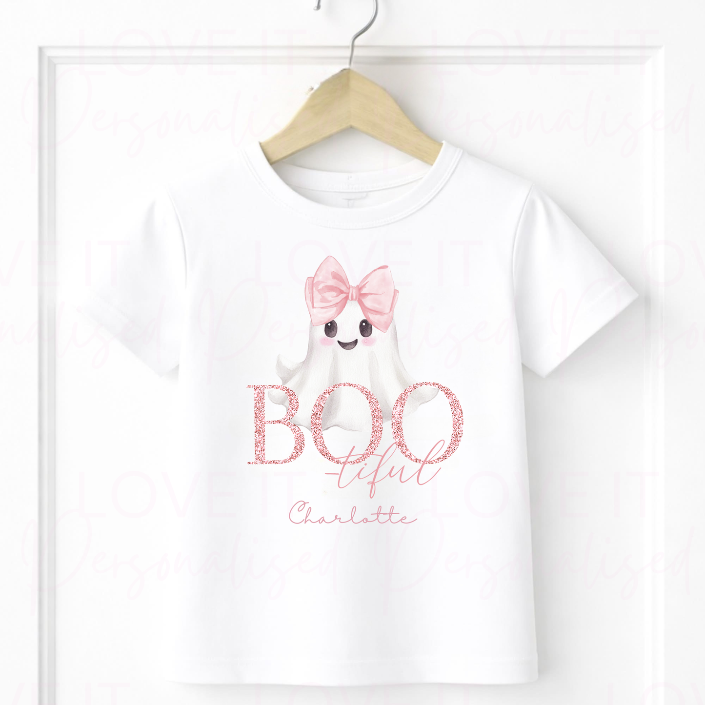 Personalised Boo-tiful Halloween T-Shirt