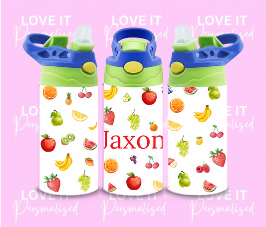 Personalised Fruit 12oz Water Bottle