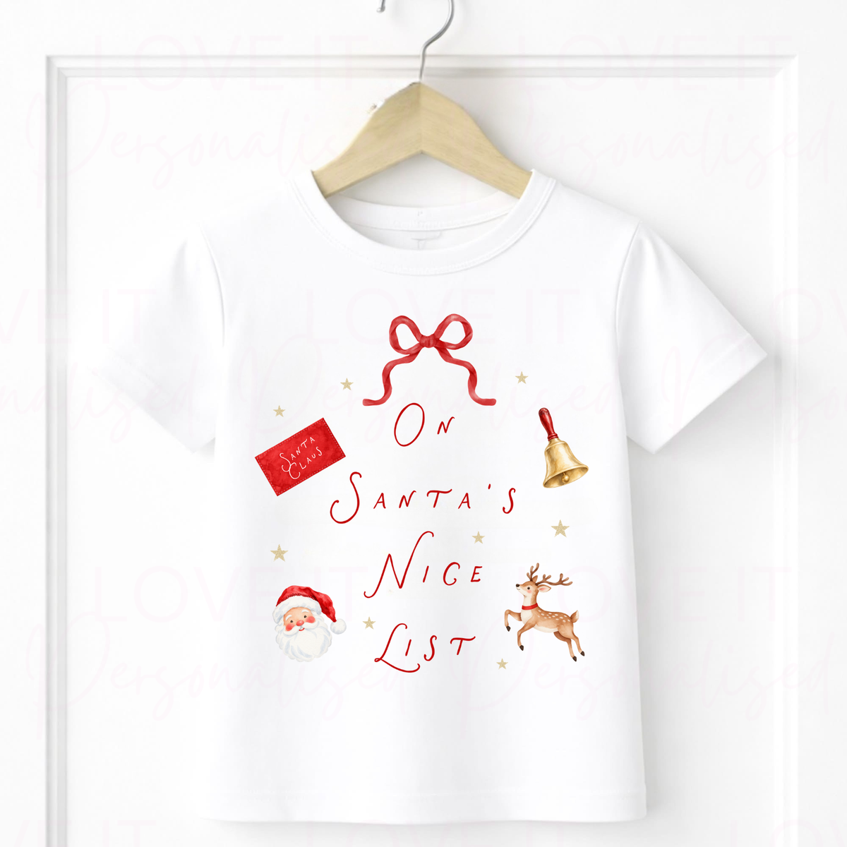Children's Christmas T-Shirt - Santa's Nice List or Santa's Feral List