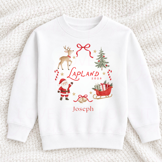 Personalised Children's Lapland Sweatshirt