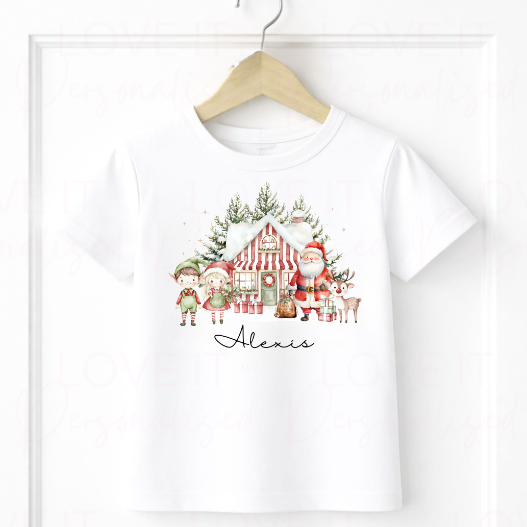 Personalised Children's Christmas T-Shirt/Sweatshirt