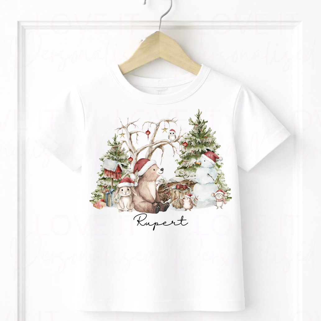 Personalised Children's Christmas T-Shirt/Sweatshirt
