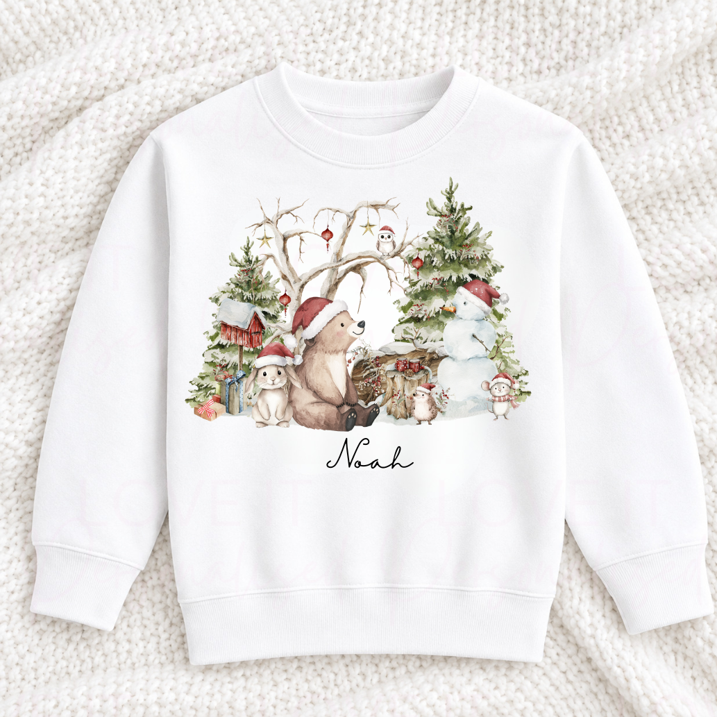 Personalised Children's Christmas T-Shirt/Sweatshirt