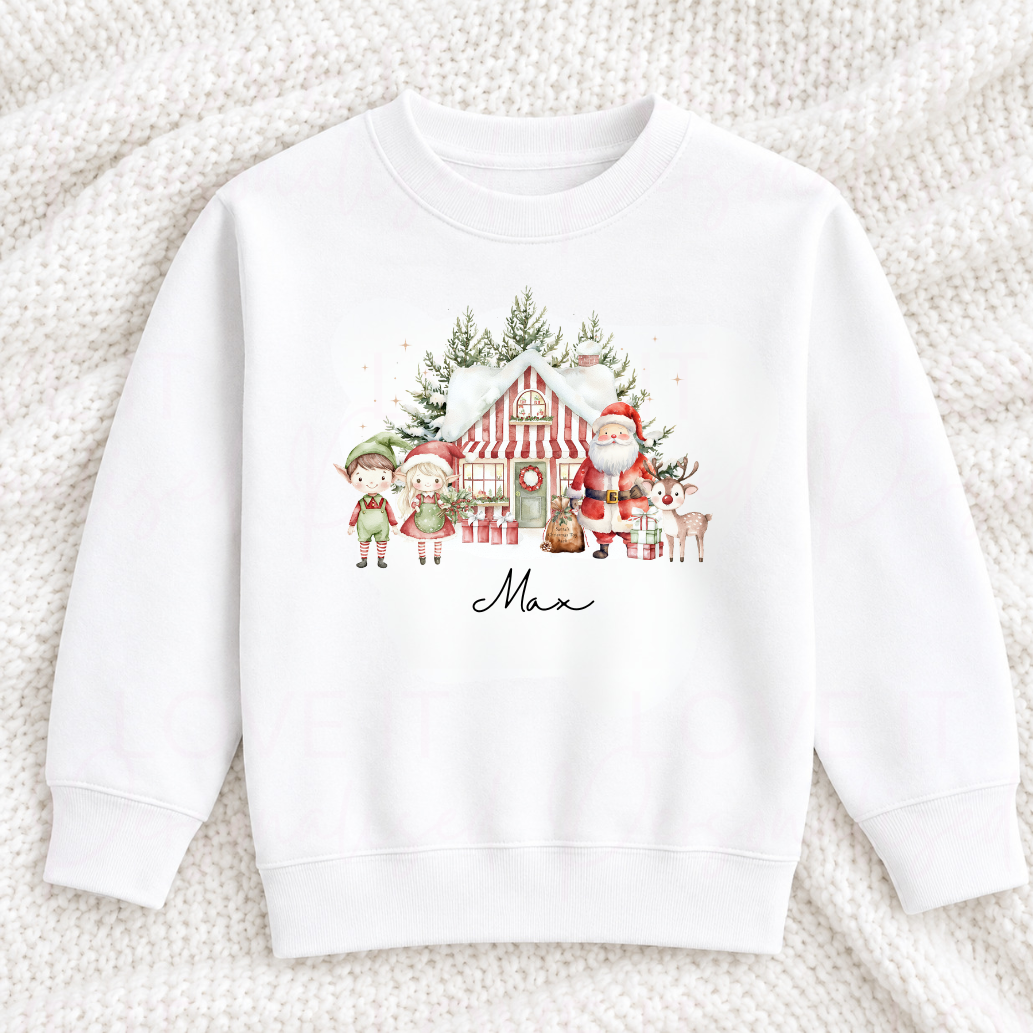 Personalised Children's Christmas T-Shirt/Sweatshirt