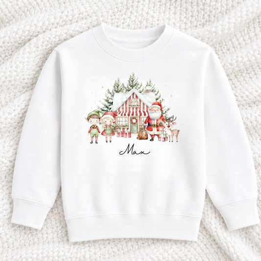 Personalised Children's Christmas T-Shirt/Sweatshirt