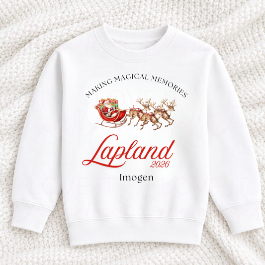 Personalised Children's Lapland Sweatshirt