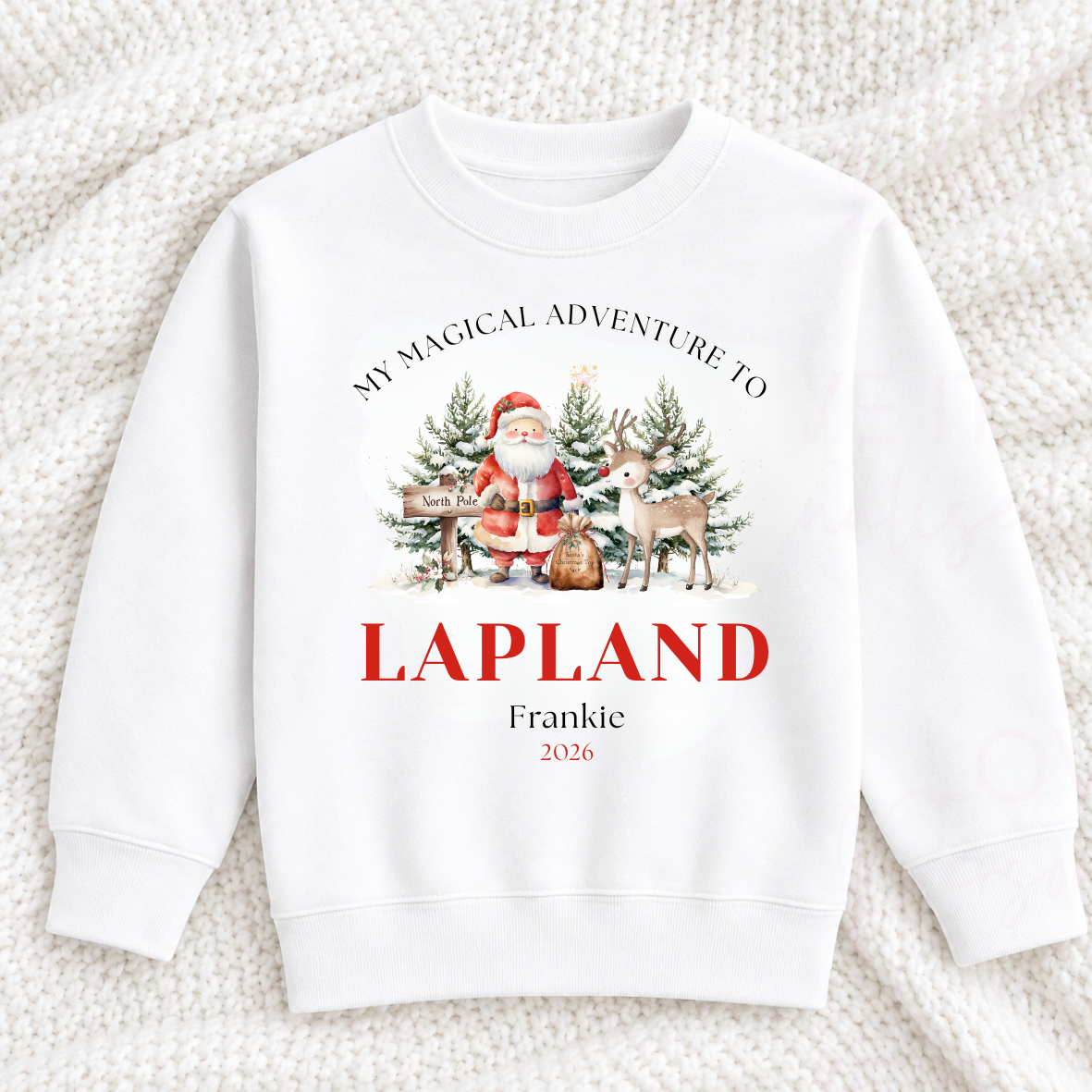 Personalised Children's Lapland Sweatshirt