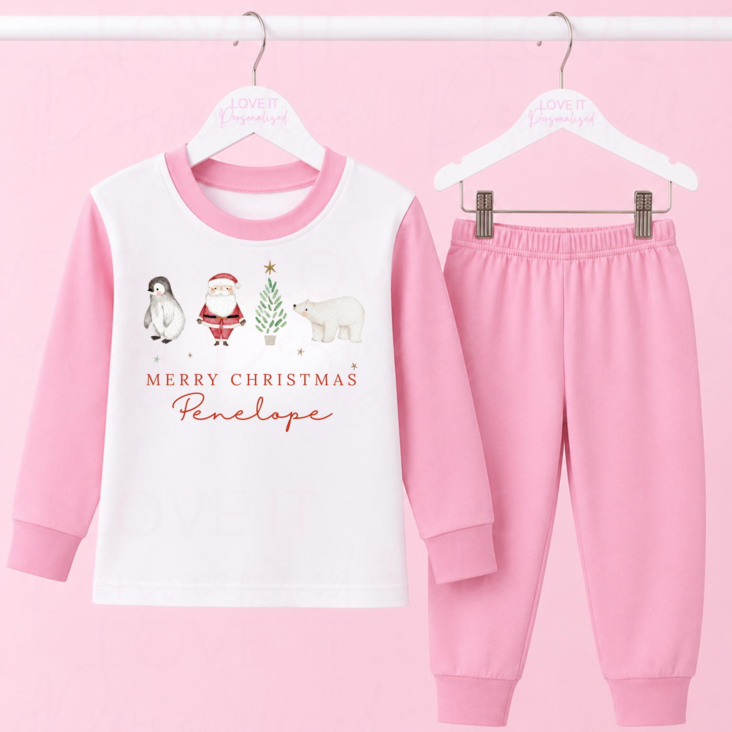 Personalised Christmas Family Matching Pyjamas