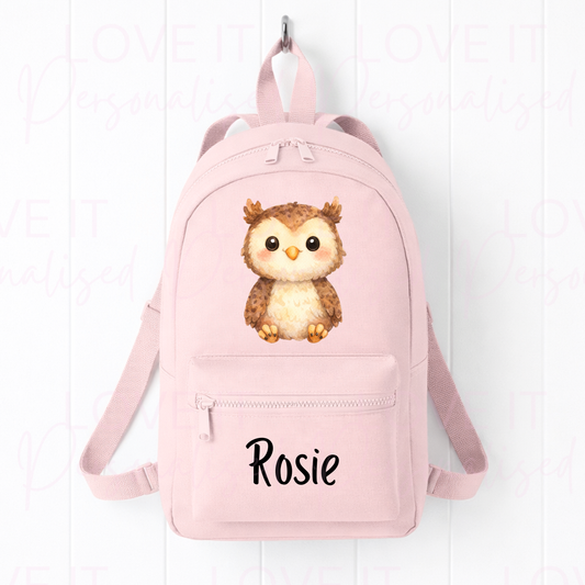 Personalised Children’s Owl Mini Backpack